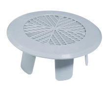 Ventilasjonsrist 3” 80-90 mm grå